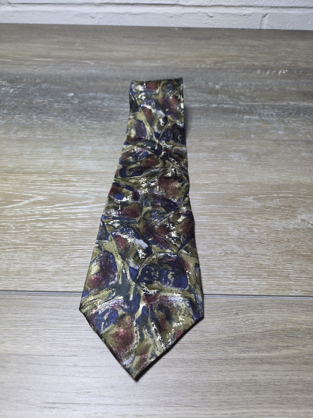 Champagne Cocktail Collection Abstract Necktie Men's Green Blue Burgundy